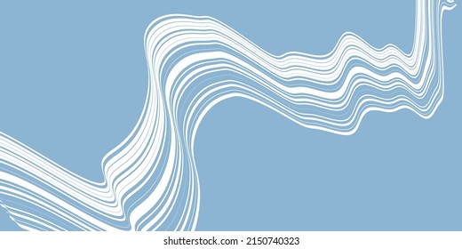 Wave Japanese pattern curve background