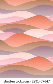 Wave Japanese pattern New Year's card background