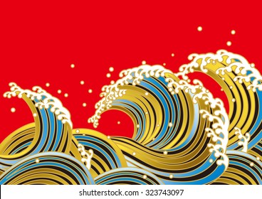  Wave. Japanese style