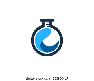 Wave Labs Logo Design Element