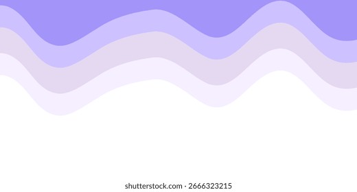 Wave layered vector purple background illustration