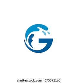 Wave Letter G Logo