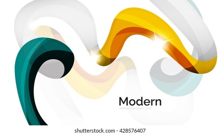 Wave hellabstrakter Hintergrund- Farbkurve Streifen und Linien in verschiedenen Bewegungskonzepten und mit Licht- und Schatteneffekten. Vorlage für Präsentationsbanner und Visitenkarten-Nachrichten-Design.