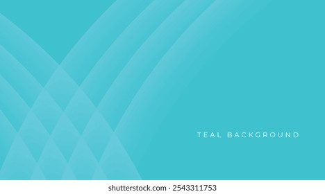 Fundo azul-petróleo abstrato de luz de onda. Ilustração vetorial para seu design gráfico, banner, verão ou aqua poster