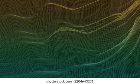 Wave Light, Glowing Lines | Lines Light on a Gredient Background, Abstract Background, Line Wave Element, Sound Spectrum Equalizer Wallpaper, Vector Futuristic Particle Technology illustration. Vector
