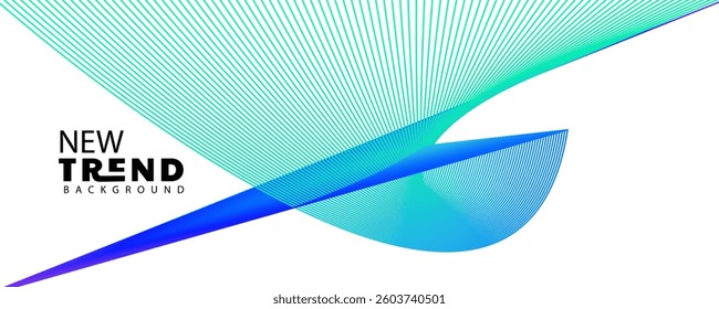 wave line abstract background, beautiful abstract wave technology background with blue light digital effect corporate concept