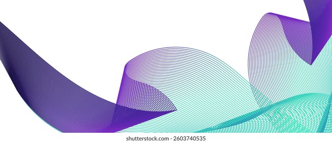 wave line abstract background, beautiful abstract wave technology background with blue light digital effect corporate concept