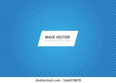 Diseño de fondo abstracto de línea de onda