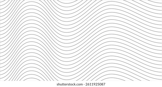 Wave line abstract background isolated on white. Vector