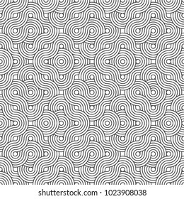 wave line abstract seamless pattern use for background or decoration texture.