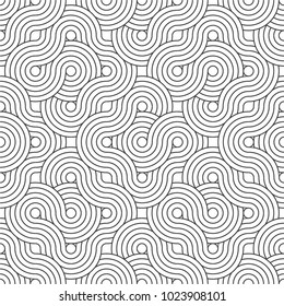 wave line abstract seamless pattern use for background or decoration texture.