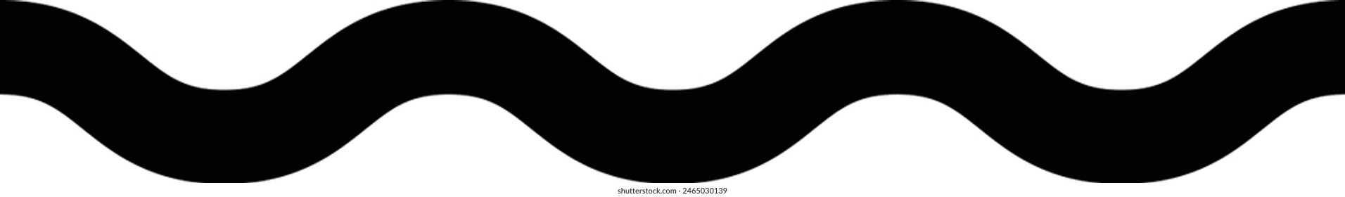 Wave line, abstract zigzag curves, seamless pattern texture design element illustration for background graphic 