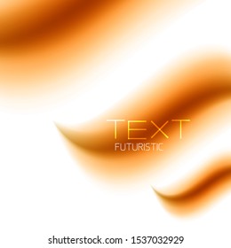 Wave line art pattern with flowing color wave background on colorful background for web design. 3d technology style banner.