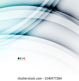 Padrão de arte de linha de onda com fundo de onda de cor fluente em plano de fundo colorido para design da Web. banner estilo tecnologia 3d.