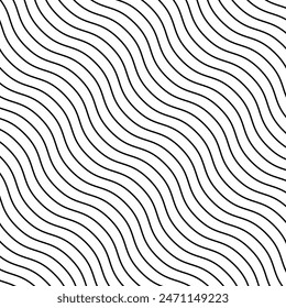 wave line background illustration design