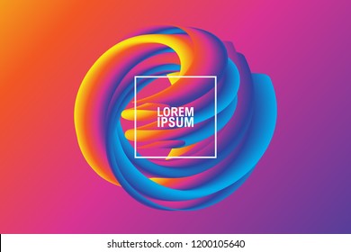 wave line background with smooth shape. Beautiful waving line in blue background color. Horizontal banner template. Abstract futuristic template. Technology wallpaper with vibrant color.