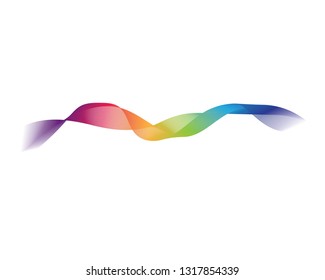 Wave line illustration
