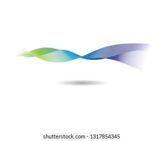 Wave line illustration