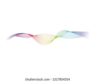 Wave line illustration