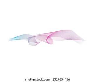 Wave line illustration