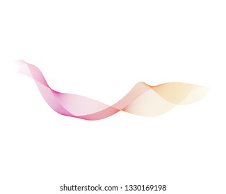 Wave line illustration design