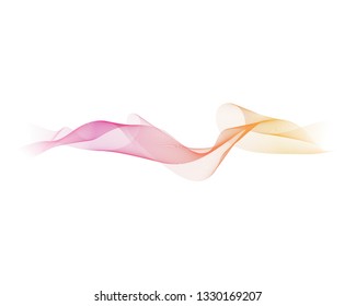 Wave line illustration design