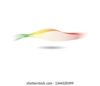 Wave line illustration design