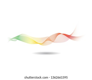 Wave line illustration design