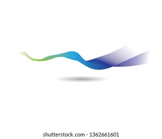 Wave line illustration design