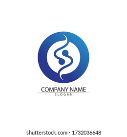 wave line music and sound vector equalizer logo
