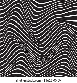 Wave line pattern vector design for wallpaper, textile, background