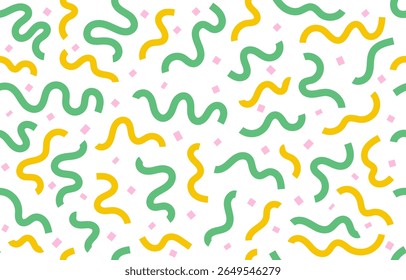 wave line seamless pattern background with trendy color. for cards, posters, covers, banners, or branding, instagram story