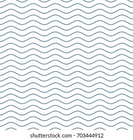 Wave Line Seamless Pattern Vector Template Illustration Design. Vector EPS 10.