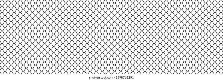 Wave line seamless pattern. Wavy thin stripes pattern. Black horizontal water curve lines texture. Simple monochrome black and white background. vector ilustration