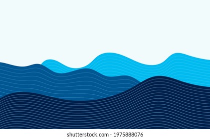Wave line stripe pattern abstract