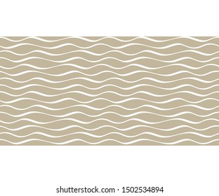 Wave Line Vector Bold with combination soft brown colors