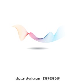 Wave line vector icon illustration design