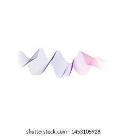 Wave line vector icon illustration design
