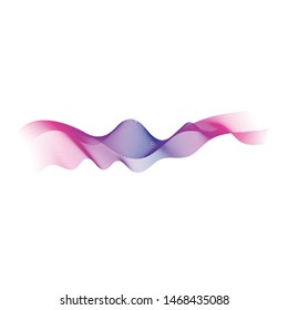 Wave line vector icon illustration design