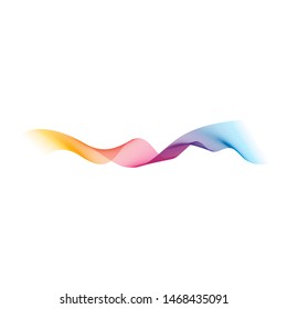 Wave line vector icon illustration design