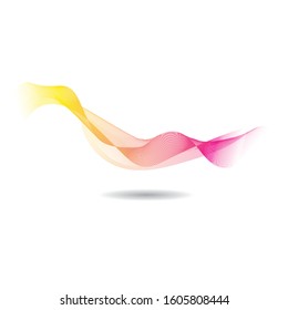 Wave line vector icon illustration design