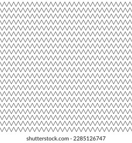 Wave line and wavy zigzag lines. Black underlines wavy curve zig zag line pattern in abstract style. Geometric decoration element. Vector illustration.