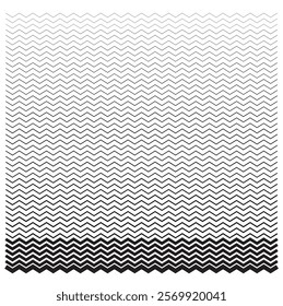 Wave line and wavy Zigzag lines. Black underlines wavy curve Zigzag line pattern in abstract style.EPS10