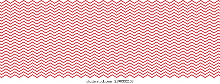 Wave line and wavy zigzag lines. Red underlines wavy curve zig zag line pattern in abstract style. Wave zigzag line simple thin to thick element decor design vector or single ripple curve zig zag wigg