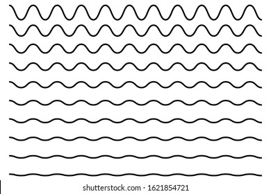 Wave line zigzag vector pattern