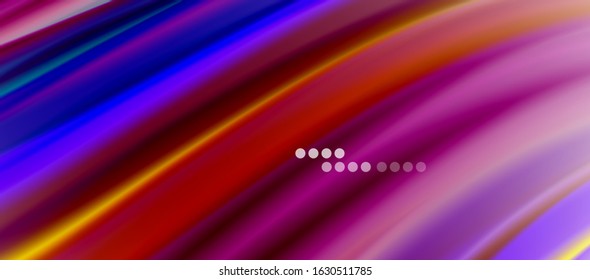 Wave lines abstract background, smooth silk design with rainbow style colors. Liquid fluid color waves. Vector Illustration For Wallpaper, Banner, Background, Card, Book, Illustration, landing page