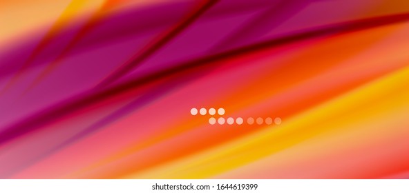 Wave lines abstract background, smooth silk design with rainbow style colors. Liquid fluid color waves. Vector Illustration For Wallpaper, Banner, Background, Card, Book, Illustration, landing page