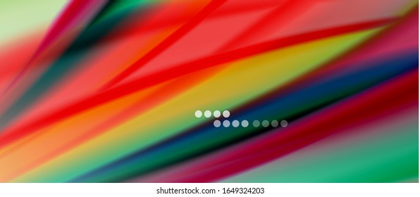 Líneas de onda fondo abstracto, diseño de seda lisa con colores de estilo arcoiris. Olas de color líquido. Ilustración vectorial para papel tapiz, pancarta, fondo, tarjeta, libro, ilustración, página de inicio