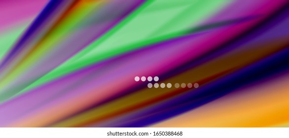Fundo abstrato de linhas de onda, design de seda suave com cores de estilo arco-íris. Ondas de cor fluidas líquidas. Ilustração vetorial para papel de parede, banner, plano de fundo, cartão, livro, ilustração, página inicial