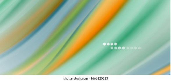 Líneas de onda fondo abstracto, diseño de seda lisa con colores de estilo arcoiris. Olas de color líquido. Ilustración vectorial para papel tapiz, pancarta, fondo, tarjeta, libro, ilustración, página de inicio
